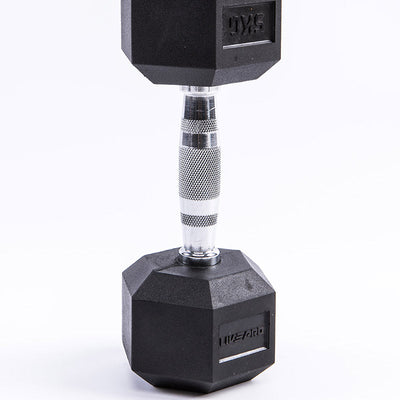 LIVEPRO Hexagon Kurzhantel aus Gummi