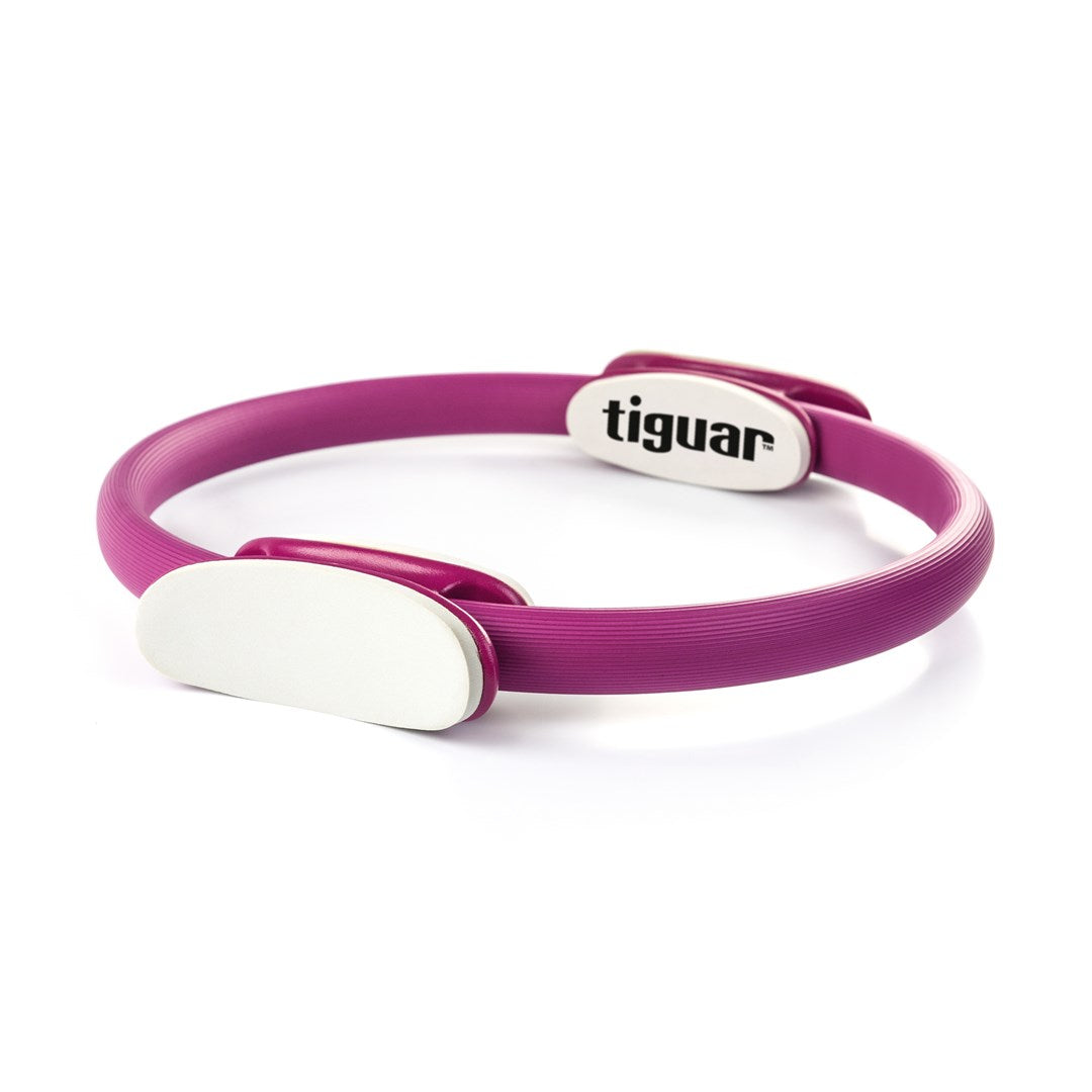 tiguar Pilates Ring  Magic Circle, ergonomisch, langlebig, Trainingshilfe für Pilates, Stabilität & Muskelkräftigung, Farbe Lila