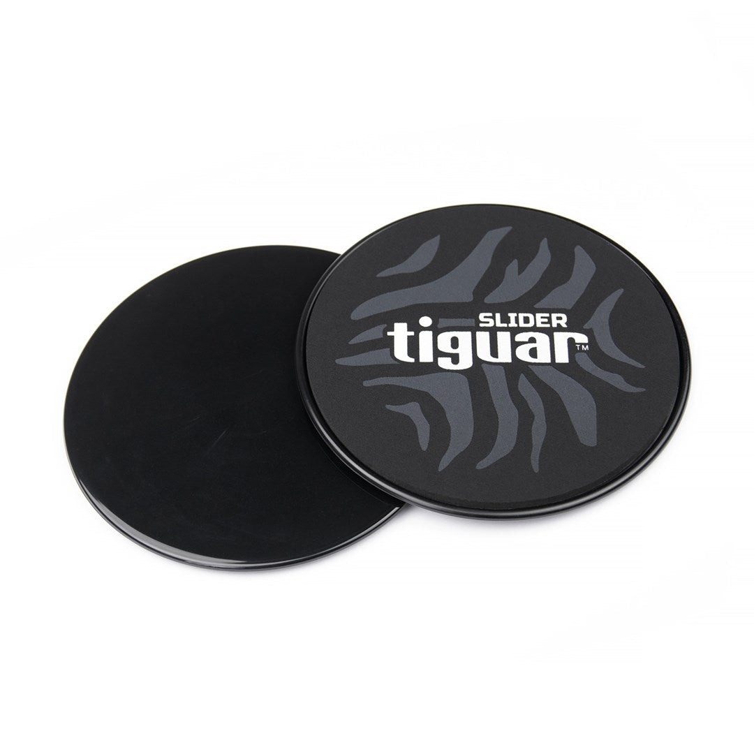 tiguar Sliders  2er-Set, beidseitig, Schwarz