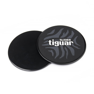tiguar Sliders  2er-Set, beidseitig, Schwarz