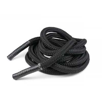 tiguar Battle Rope 1,5"x30' (3,8 cm x 9,1 m)  Trainingsseil für funktionelles Training, Fitness und Kraftaufbau  inkl. Schutzmanschetten und Anti-Rutsch-Griffen