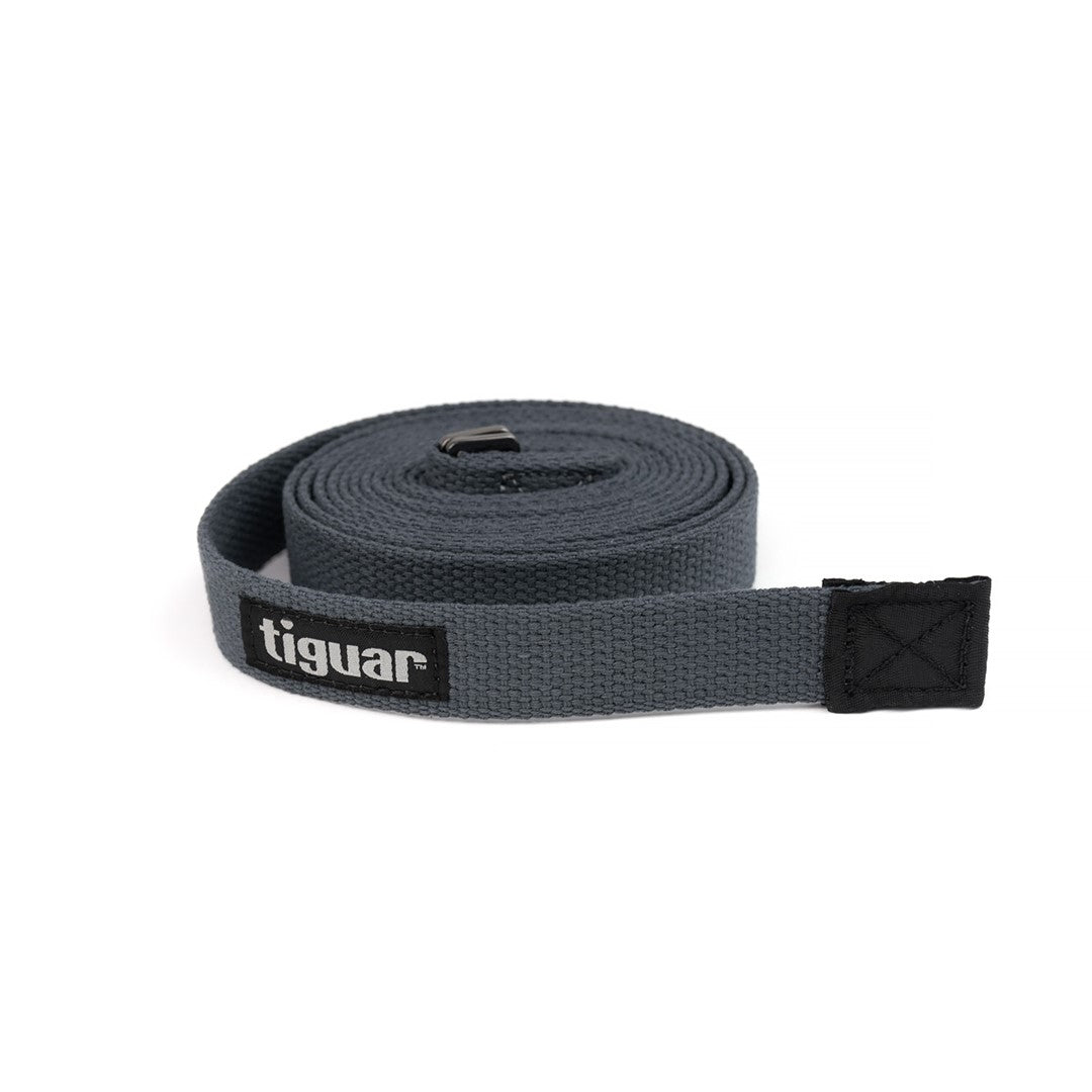 tiguar Yoga Gurt  3 m, Baumwolle, Graphite