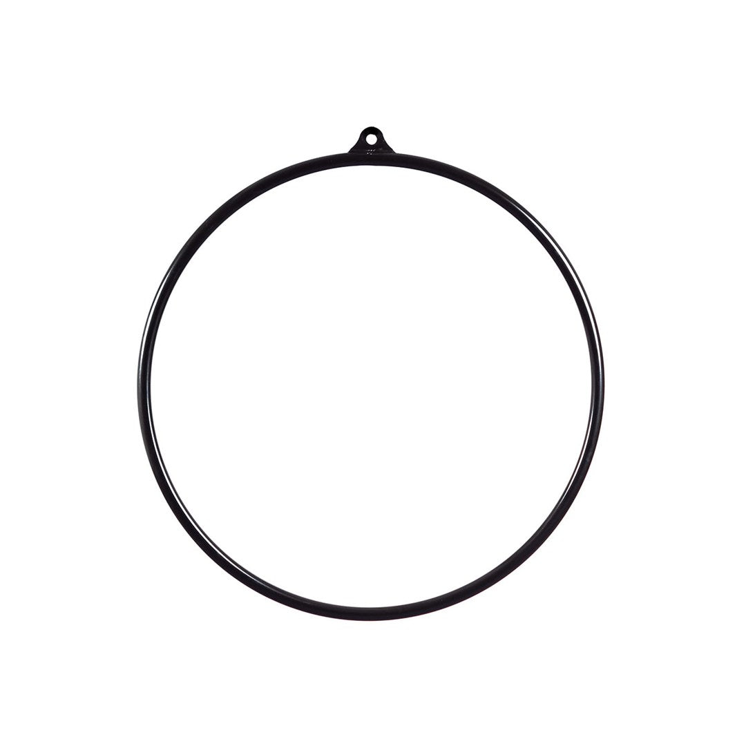tiguar Aerial Hoop 90/95/100 cm  TÜV NORD zertifiziert  Akrobatik-Reifen aus pulverbeschichtetem Stahl, Ø 27 mm, 3 mm Wandstärke, Schwarz  Für Aerial Yoga, Akrobatik & Fitness