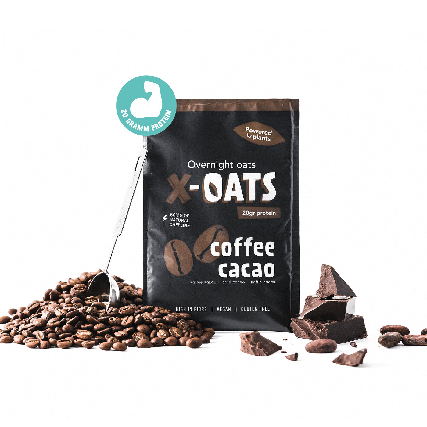 X-OATS 8 pack - 8 x Coffee/ cacoa