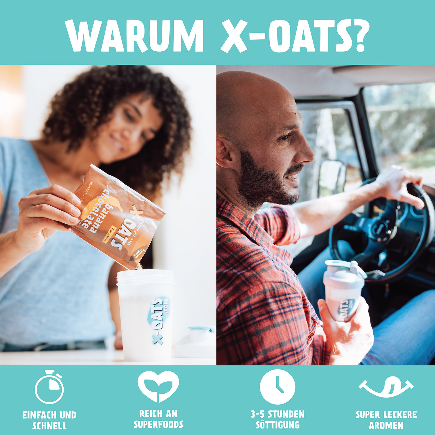 X-OATS® Frühstücksshake 8er Pack