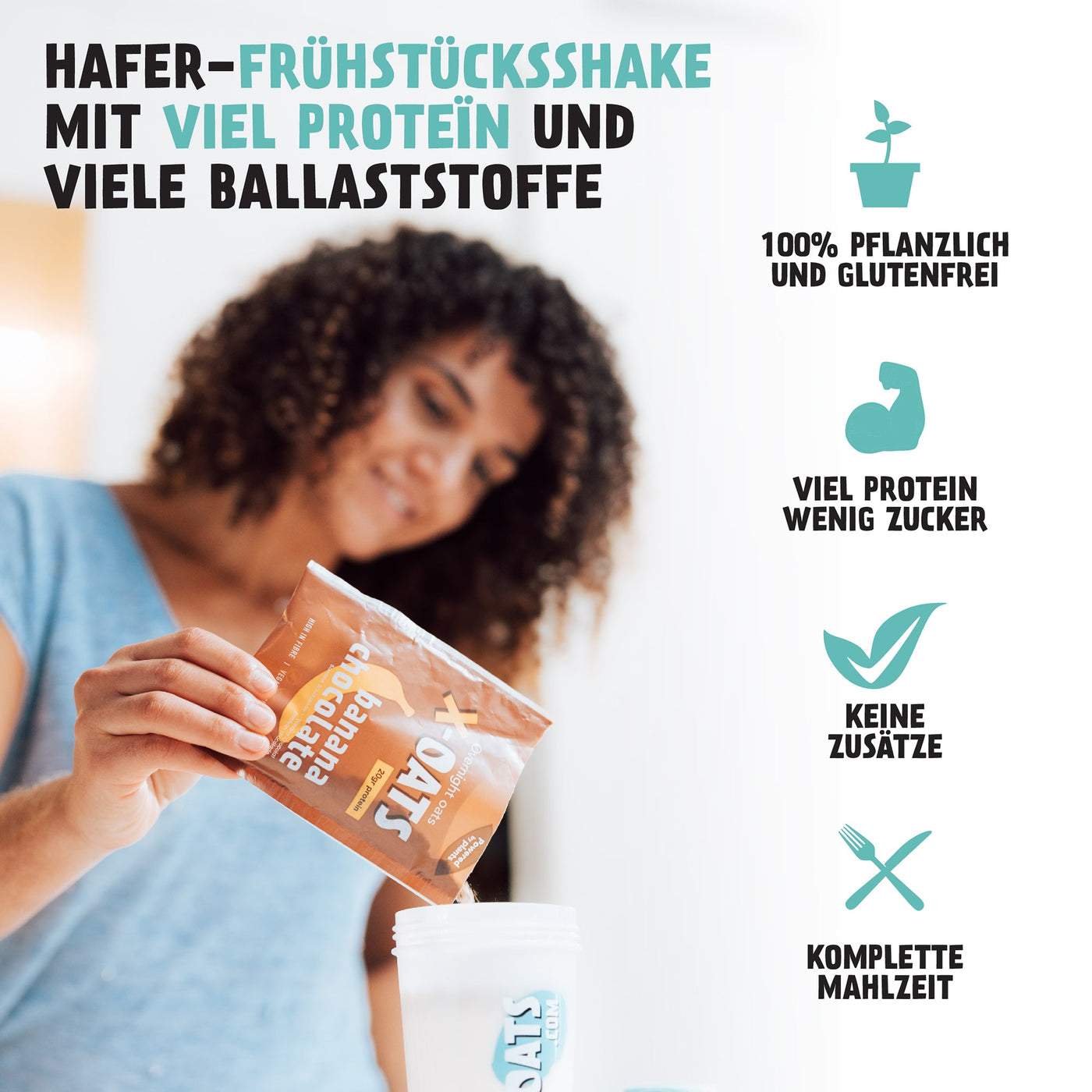 Frühstücksshake 8er Pack mit Shaker