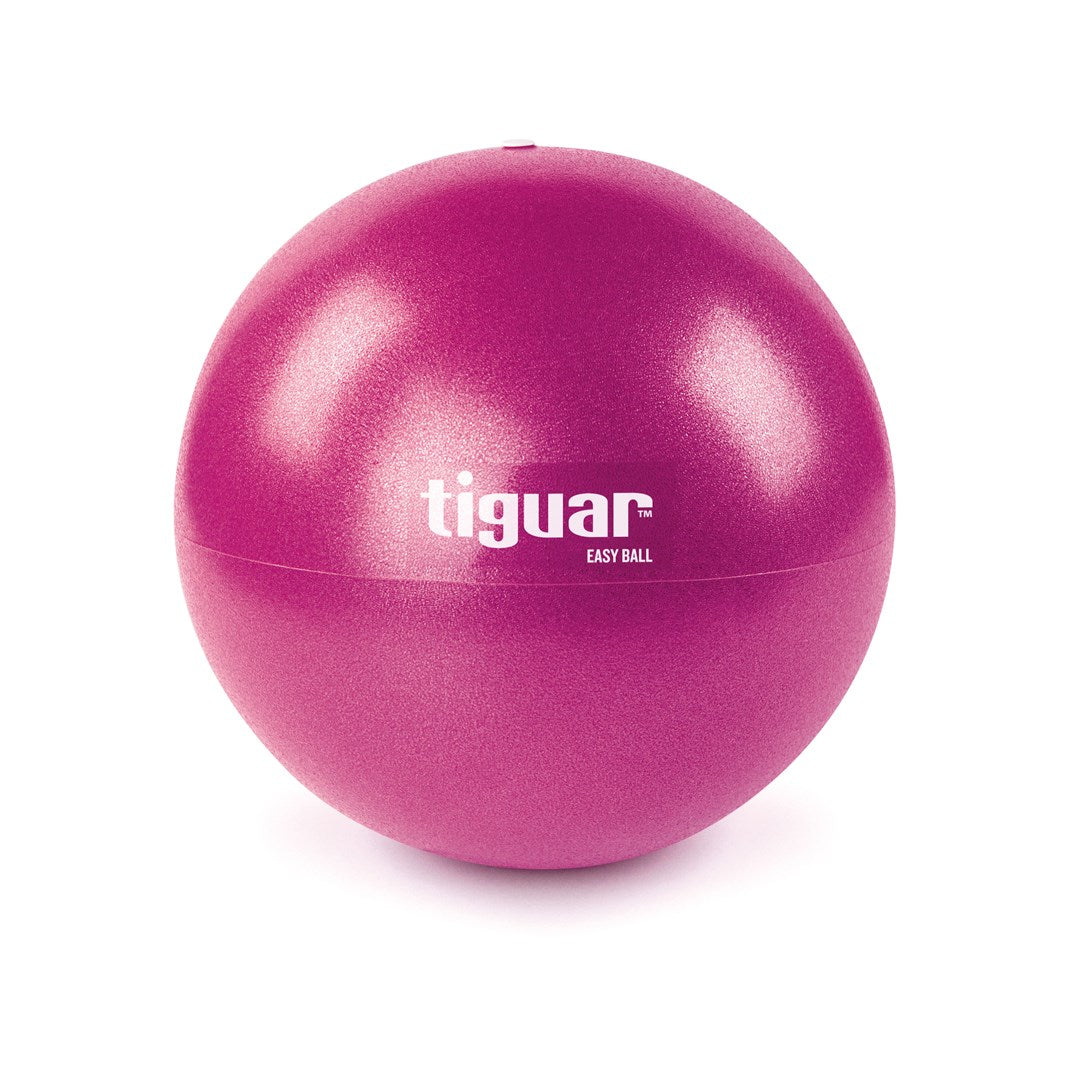 tiguar Easyball 23 cm  Gymnastikball für Koordination, Balance, Krafttraining & Rehabilitation  lila, rutschfest, latexfrei, phthalatfrei, für Pilates & Body & Mind Training
